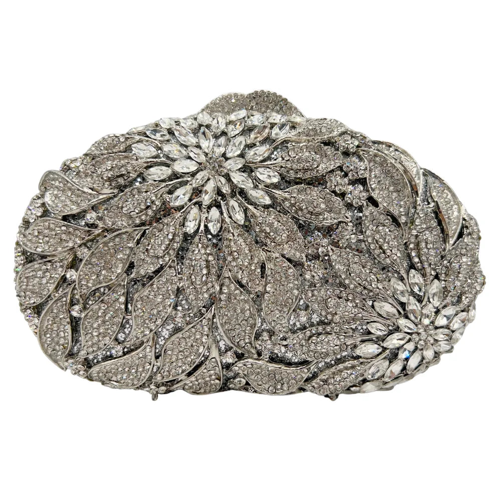 Luxo diamante noite embreagem para mulheres brilhante cristal nupcial festa bolsa moda banquete noiva bolsa acessórios de casamento