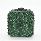 Mais recente noite sacos de embreagem senhoras bolsas diamante caveira embreagem noite sacos de cristal deslumbrante noite metal embraiagens