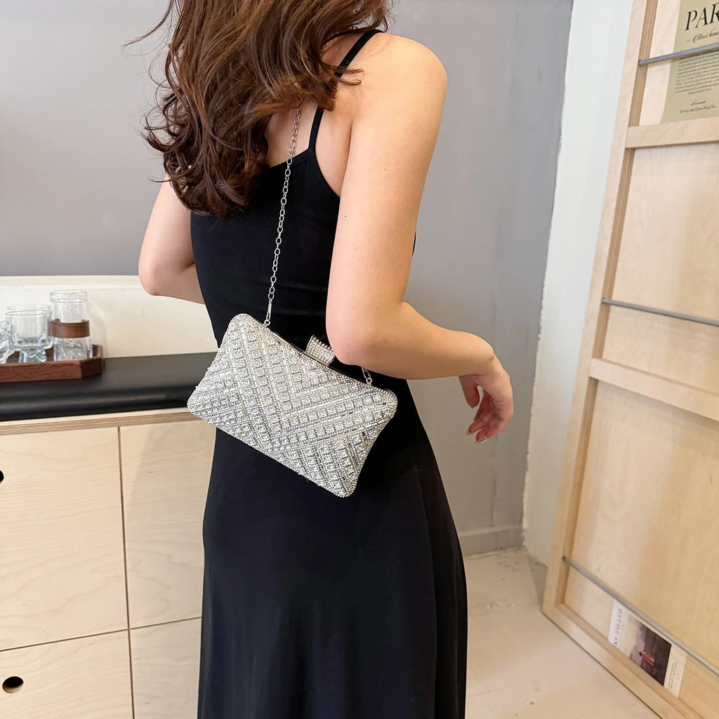 Clutch Luxury Prata/Gold