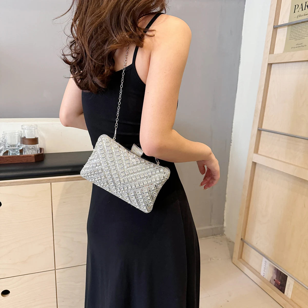 Clutch Luxury Prata/Gold