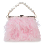 Bolsas de luxo para mulheres, bolsa de embreagem noturna, bolsa de ombro, corrente de pérolas, bolsa de casamento designer 12 cores