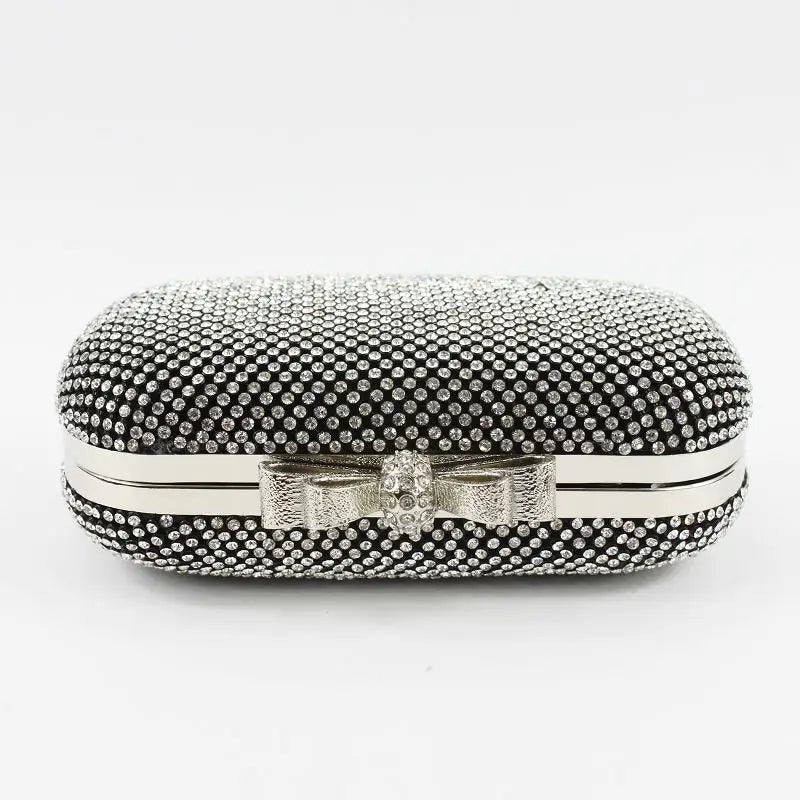 Bolsa de Mão Charm Moon G65 para Mulheres, Clutch de Noite com Diamantes Embutidos, Bolsa de Telefone Móvel Faion, Novo Est...