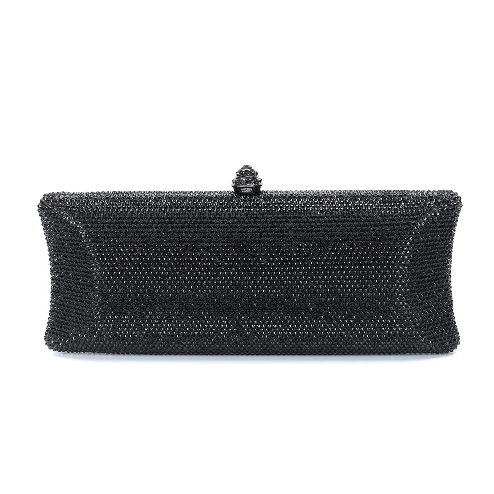 XIYUAN-Saco de embreagem de diamante de cristal colorido para mulheres, bolsa noturna para jantar, casamento, bolsa nupcial, 25 cores, mais vendido