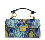 Nova marca de luxo designer bolsa feminina cobra padrão couro crossbody bolsas moda pequena bolsa ombro quadrado bolsa de ombro
