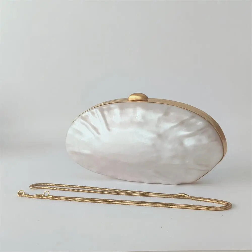 Pro nude concha festa de casamento pequenas bolsas verão praia bolsas ombro bolsa feminina acrílico escudo saco bonito noite saco embreagem