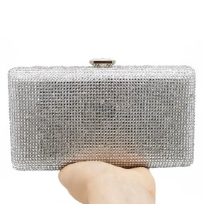 Fgg bolsa de noite cor sólida bolsa de diamante europeia e americana bolsa de banquete bolsa de noiva bolsa de mão de diamante material duro