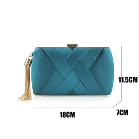 2024 nova moda feminina sacos de noite borla senhoras bolsa embreagem ombro corrente festa casamento bolsas sacos