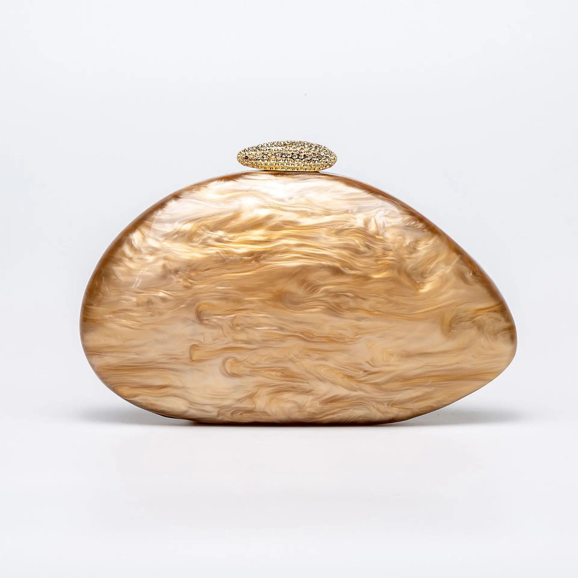 Moda feminina glamourosa elegante novidade em forma de concha bolsa de embreagem acrílico longa corrente saco de noite festa jantar banquete bolsas