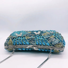 Oco para fora das mulheres saco de noite ouro cristal banquete bolsa luxo diamante embreagem bolsa casamento noiva sacos elegante jantar saco