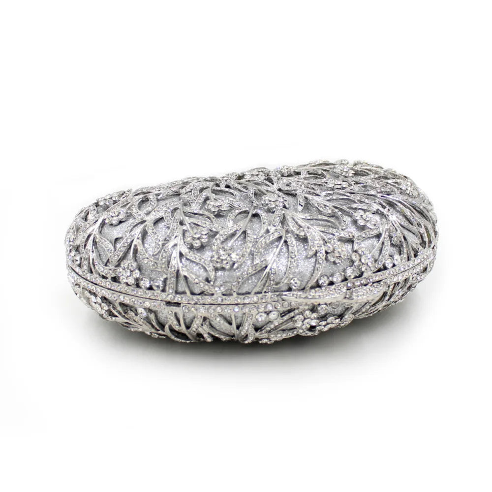 2025 venda quente dendritic cristal diamante-cravejado bolsa brilhante saco de noite dourado para mulher