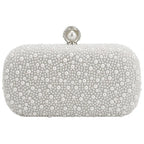 Bolsas de noite femininas pérola frisado bolsa embreagem casamento nupcial garras festa baile senhora crossbody bolsa ombro