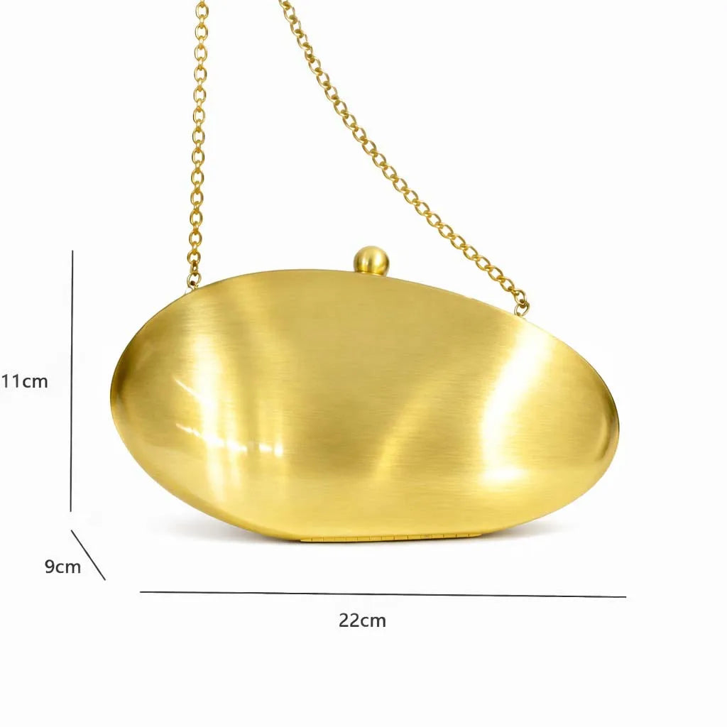 Shell ferro caixa noite embreagem sacos de festa para mulheres luxo designer bolsa e bolsa 2026 novo na moda corrente ombrobolsa transversal frete grátis chegada rápida