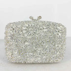 Boutique de fgg crisântemo flor sacos de noite e embraiagens feminino cristal embreagem festa casamento strass bolsas bolsas