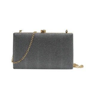 Elegante jantar saco de embreagem bolsa de ombro feminino brilhante grampo de cabelo pequena caixa de maquiagem nova 2025 tendência da moda