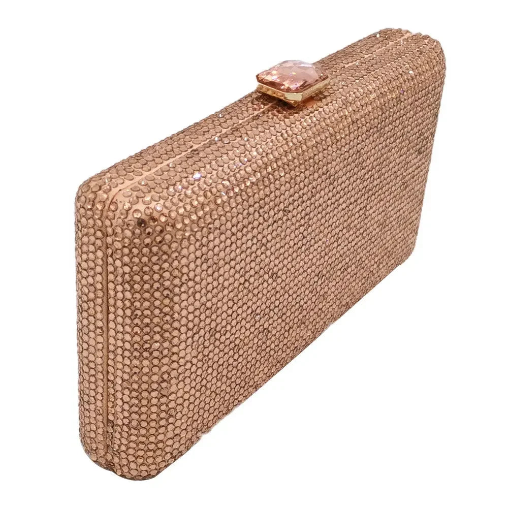 Fgg bolsa de noite cor sólida bolsa de diamante europeia e americana bolsa de banquete bolsa de noiva bolsa de mão de diamante material duro