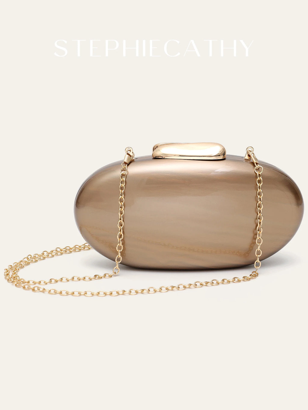 Sc marca de luxo elegante acrílico ímã fechamento embreagem bolsa em forma oval se encaixa celular design chique noiva bolsa casamento festa