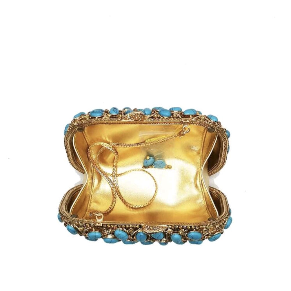 Clutch Turquoise Stone Sarasvati