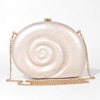 Bolsa Clutch Caracol Perla