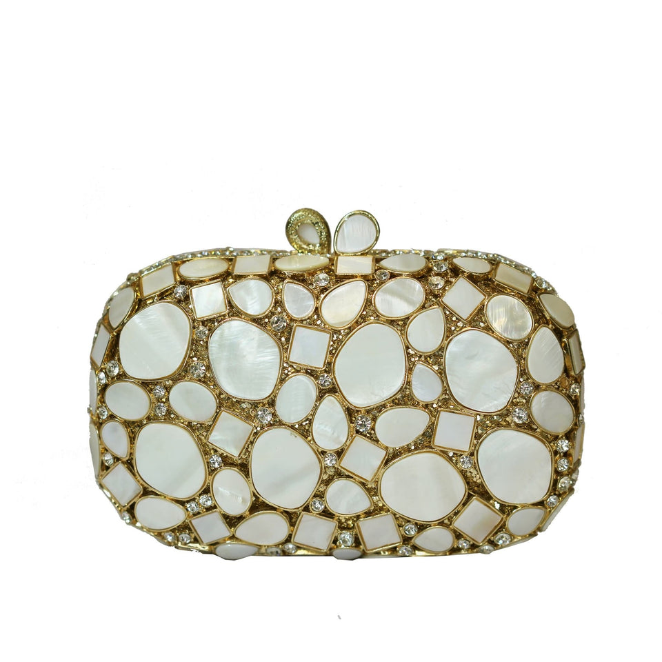 Clutch Afnan Noir Madrepérola