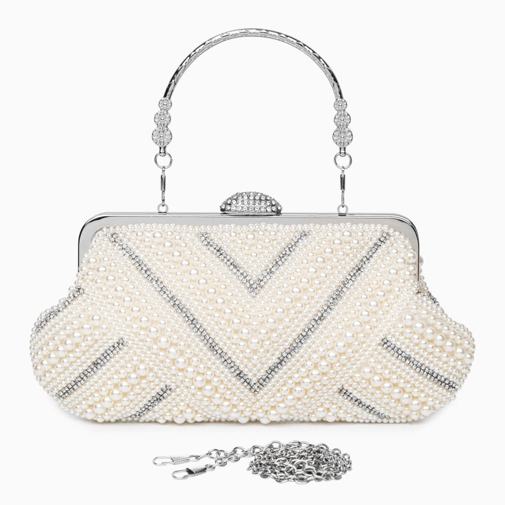 Clutch Pérola Pristine Bege