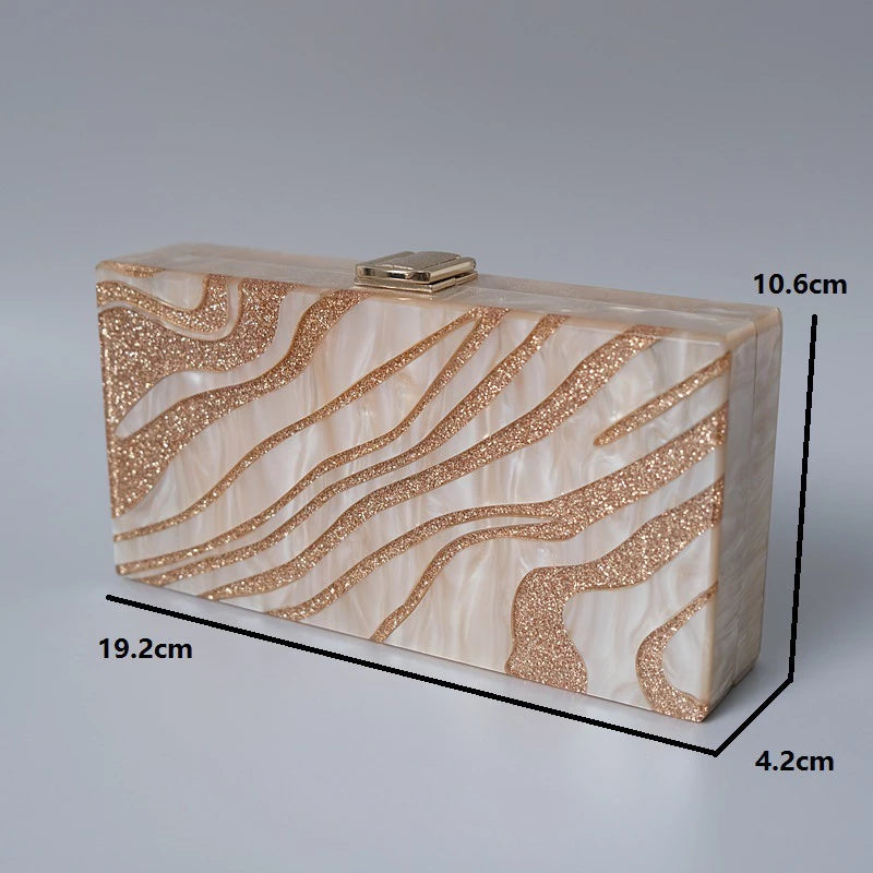Clutch Ouro Feminina Lantejoula