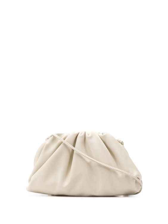 Bolsa Clutch com Alça Tiracolo Bege