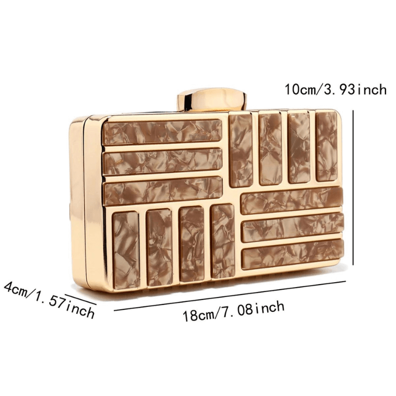Bolsa de Festa Clutch Madrepérola