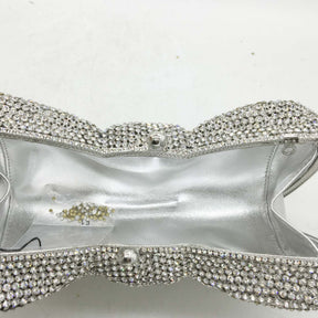 Bolsa Clutch Laço Crystal
