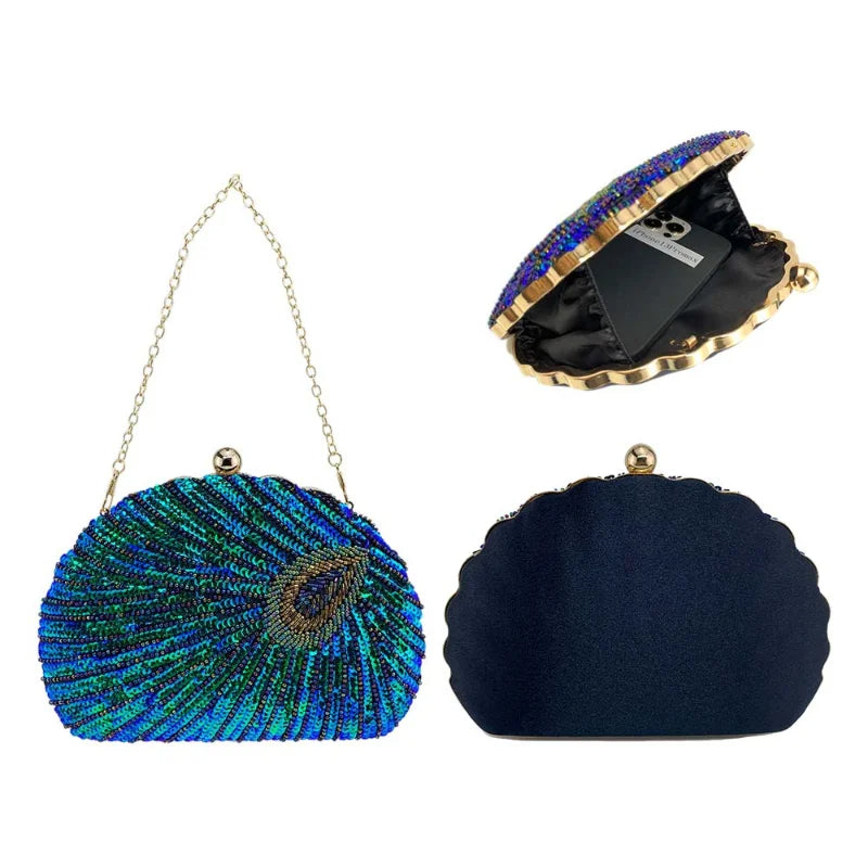 Clutch Pavão Bijoux