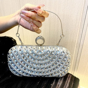 Clutch Prata Diamonds
