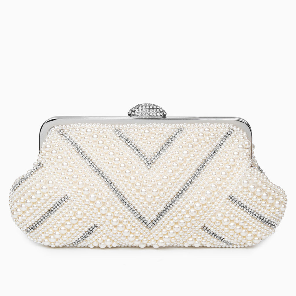 Clutch Pérola Pristine Bege