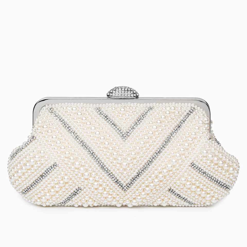 Clutch Pérola Pristine Bege