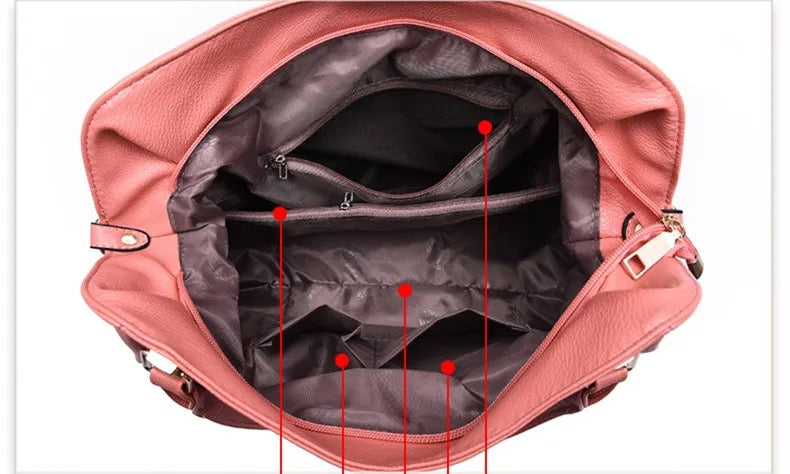 Bolsa de Couro Média Lourençe
