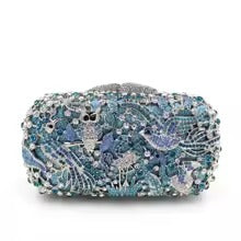 Clutch Cristal Spahire