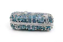 Clutch Cristal Spahire