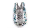 Clutch Cristal Spahire