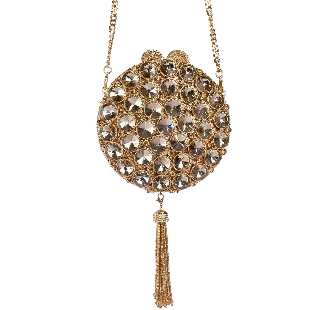 Clutch Cristal Esférica Lunaria