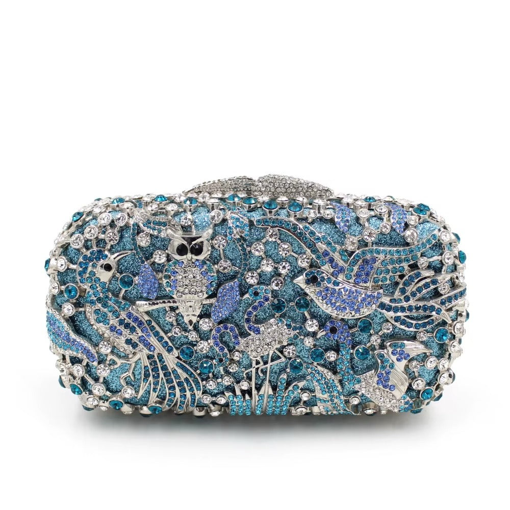 Clutch Cristal Spahire