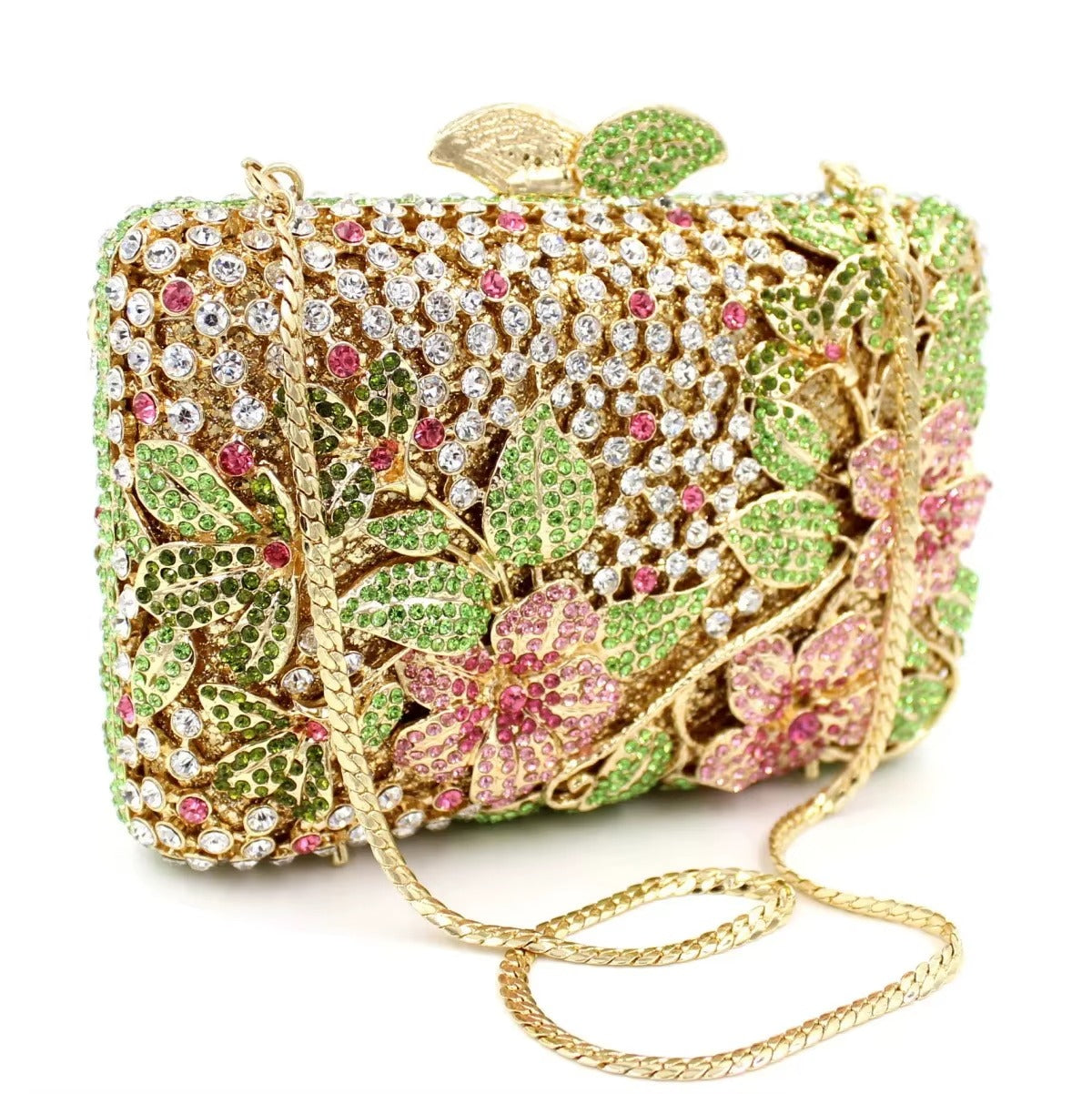 Clutch Cristal Floral Daisy