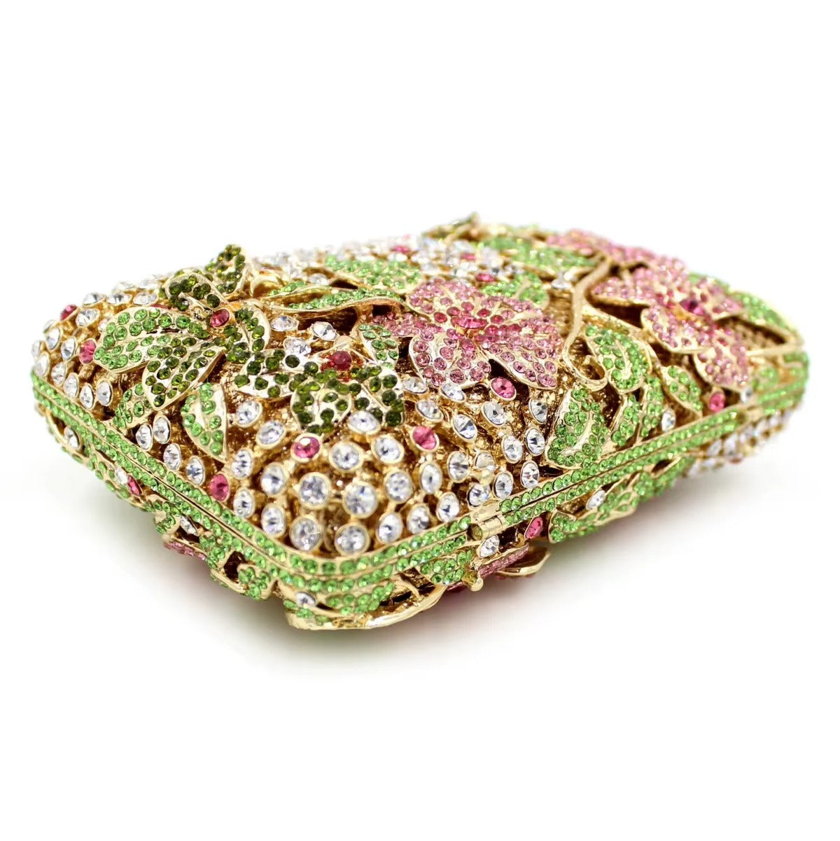 Clutch Cristal Floral Daisy