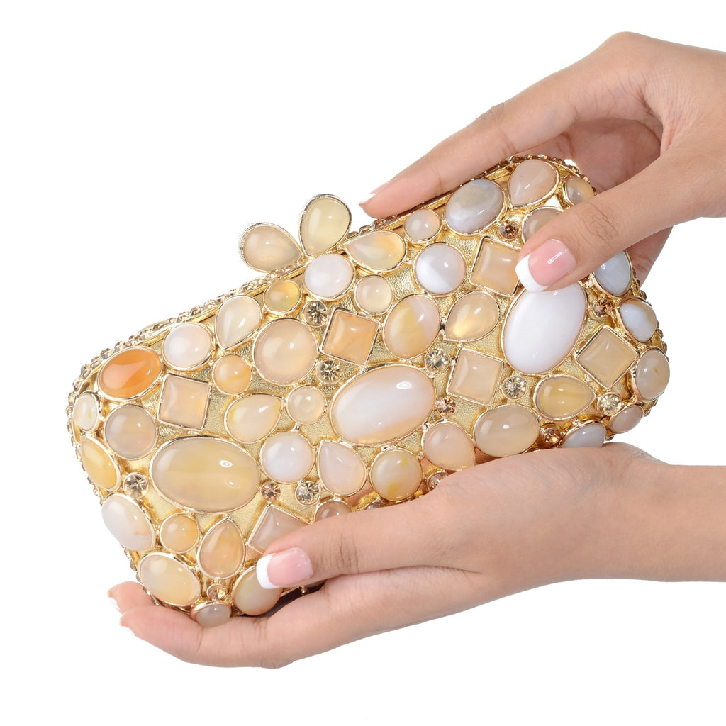 Clutch Luz Bege Tabatha
