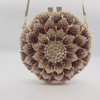 Clutch Cristal Girassol