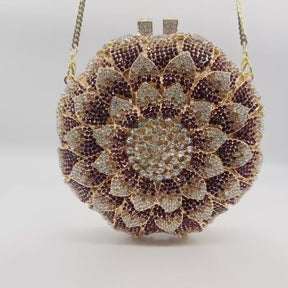 Clutch Cristal Girassol