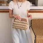 Bolsa Clutch Palha Amaru