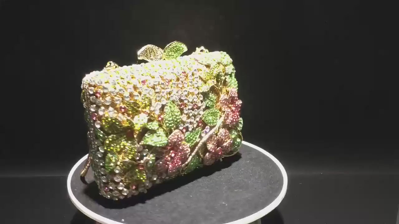 Clutch Cristal Floral Daisy