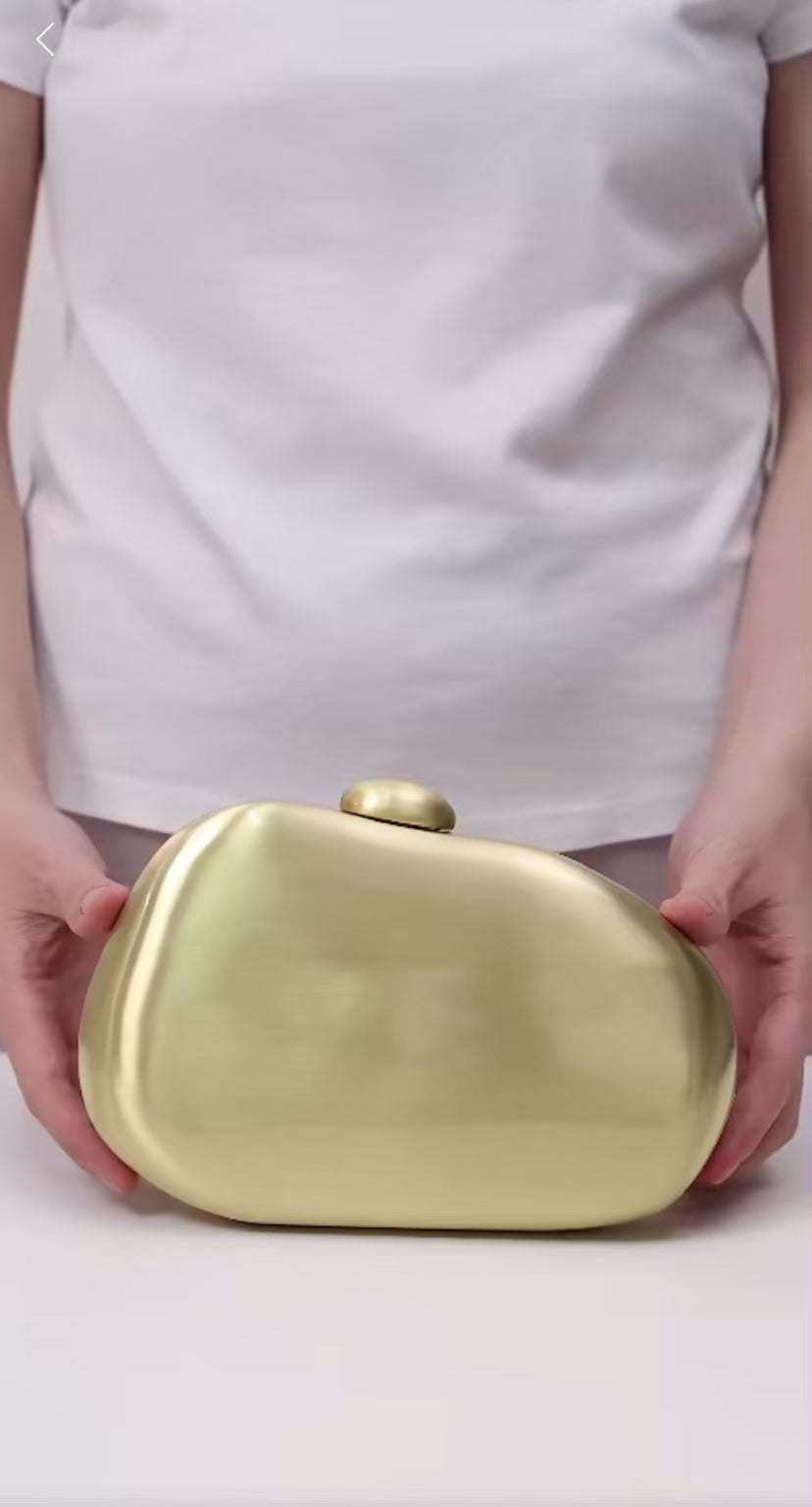 Clutch Mirror Gold