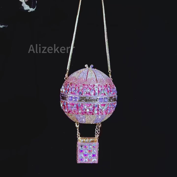 Clutch Cristal Alizekerr Balão