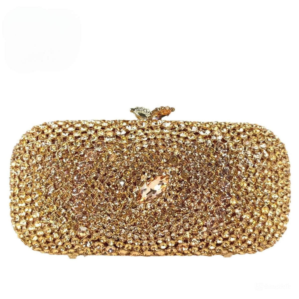 Clutch Cristal Brigida Ouro