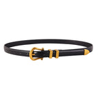 Cinto Fino Feminino Couro Legítimo Donna