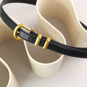 Cinto Fino Feminino Couro Legítimo Donna